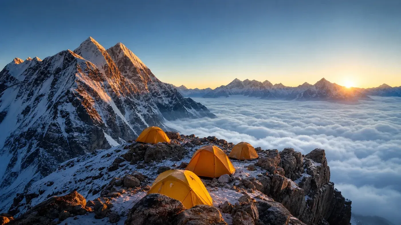 Himalayan Cloudline Camp expedition landscape